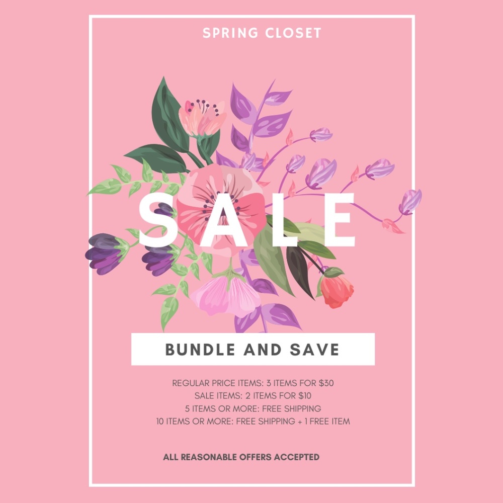 SPRING CLOSET CLEARANCE